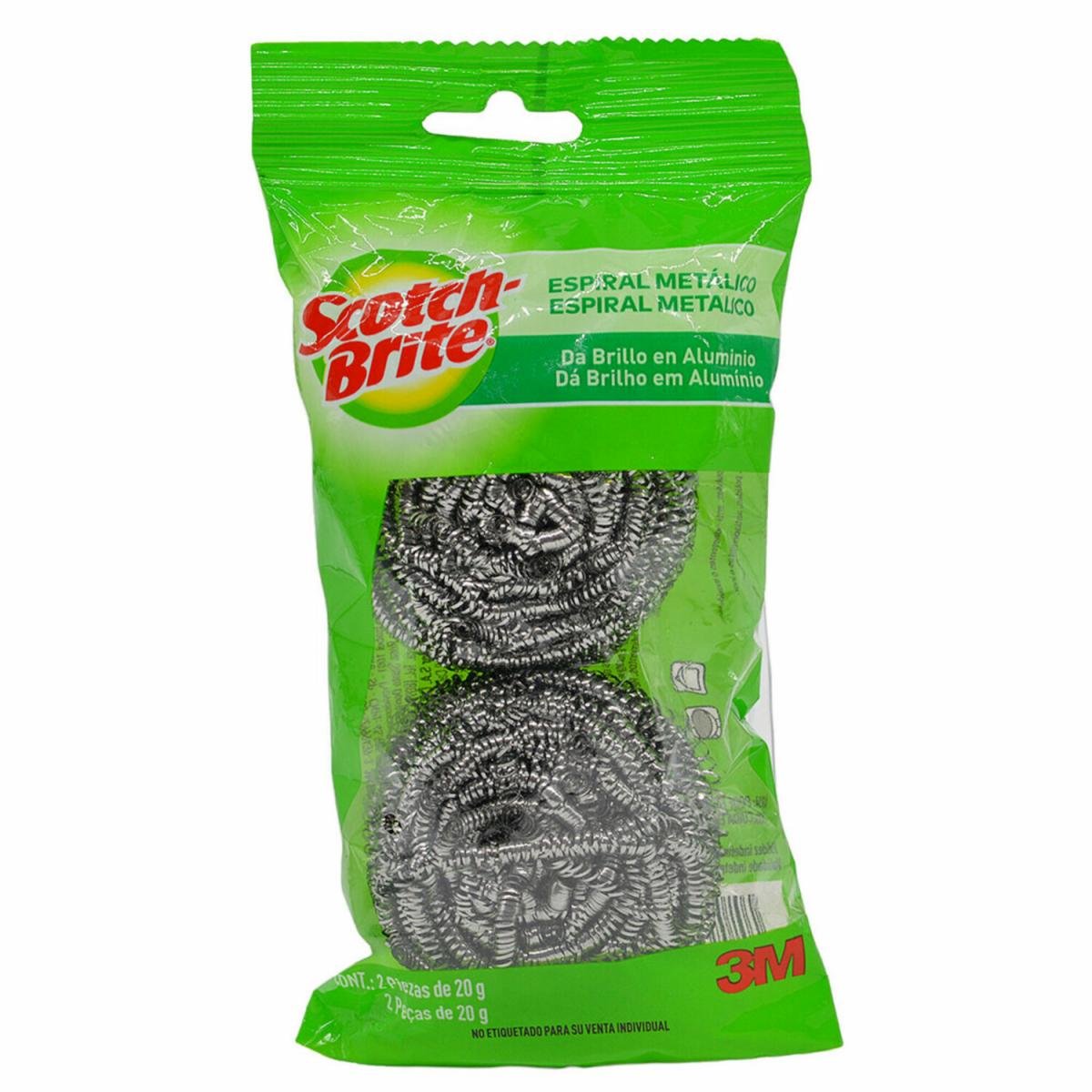 3M SCOTCH BRITE BOLA BRILLO METALICA 2 UD 20GR - SUPERMIX
