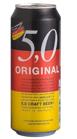 5,0 ORIGINAL CERVEZA CRAFT LATA 500 ML - SUPERMIX