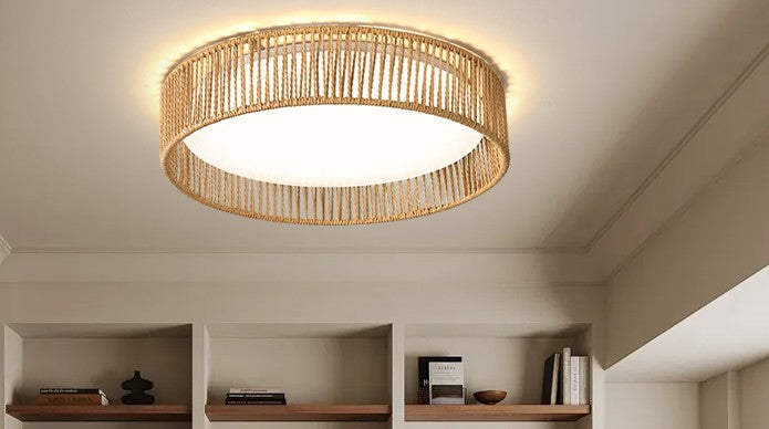 LAMP. REDONDA DE TECHO PLAFON LED 20W, 32CM, 00881C-32-CCT AC. RATAN HOME DELIGHT