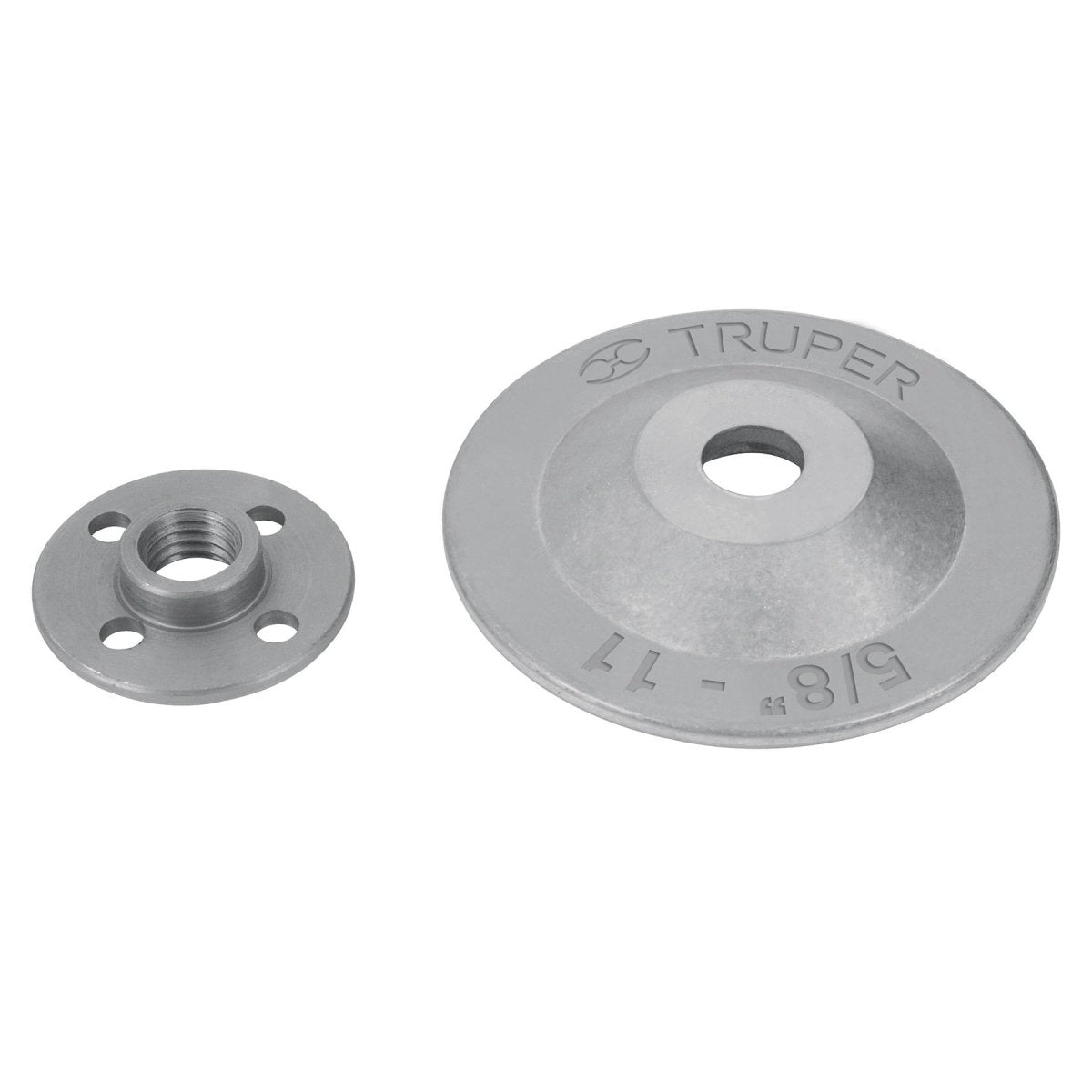 ADAPTADOR PARA DISCO DE CORTE CENTRO CANCAMO DE 4'' A 4 1/2'' ROSCA 5/8 - 11 NC TRUPER.. - SUPERMIX