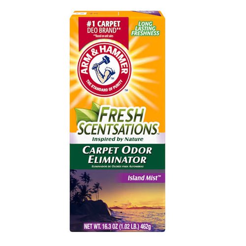 A&H ELIMINADOR DE OLORES P/ ALFOMBRAS ISLAND MIST 16.3 OZ - SUPERMIX