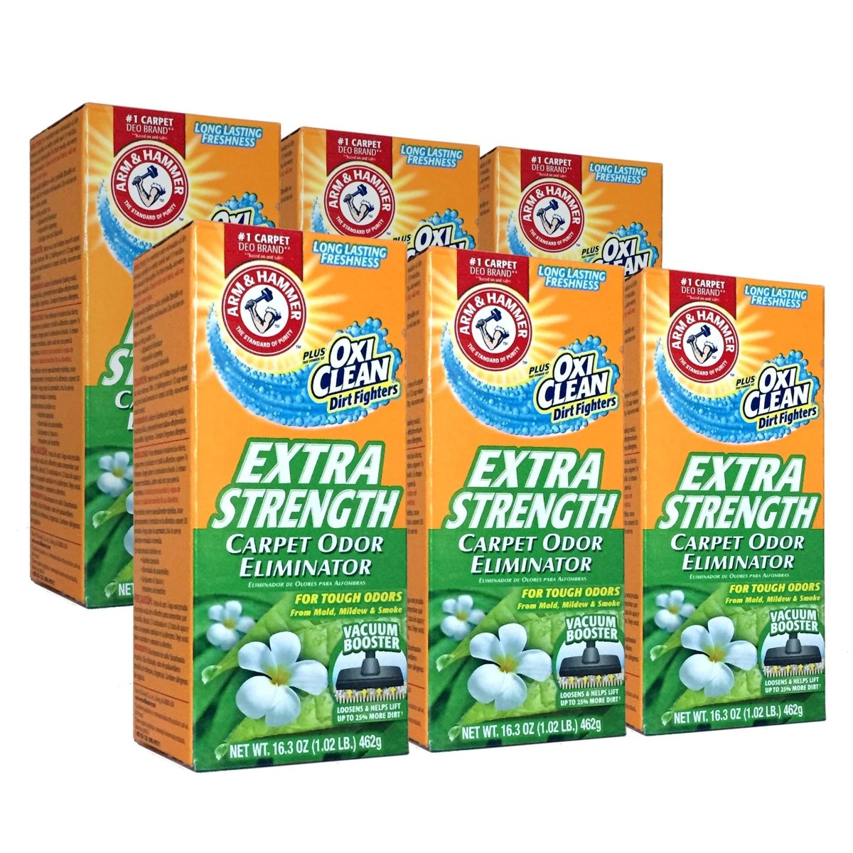 A&H ELIMINADOR DE OLORES Y SUCIO OXI P/ ALFOMBRAS 16.3 OZ - SUPERMIX
