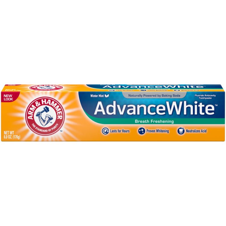 A&H PASTA DENTAL ADVANCE WHITE BREATH FRESHENING 6 OZ - SUPERMIX