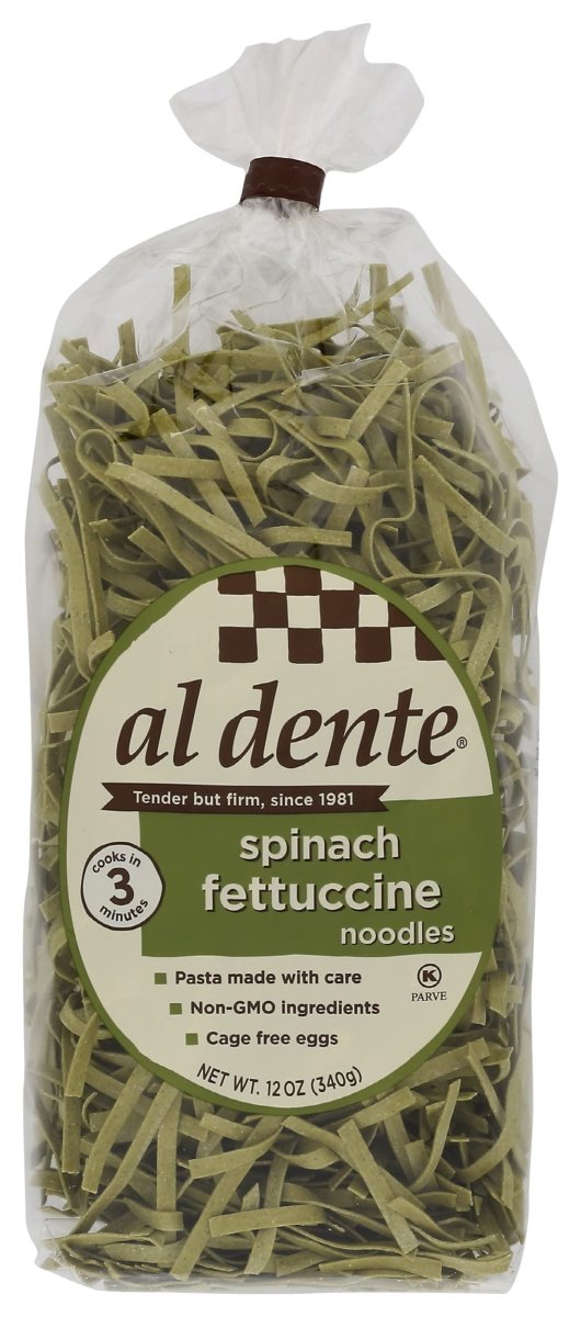 ALDENT PASTA FETTUCCINE SPNCH 12 OZ - SUPERMIX