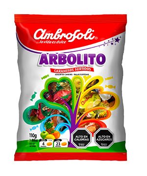 AMBROSOLI CARAMELO ARBOLITO 430 GR - SUPERMIX