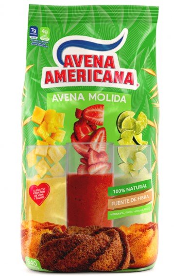 AMERICANA AVENA MOLIDA 540 GR - SUPERMIX