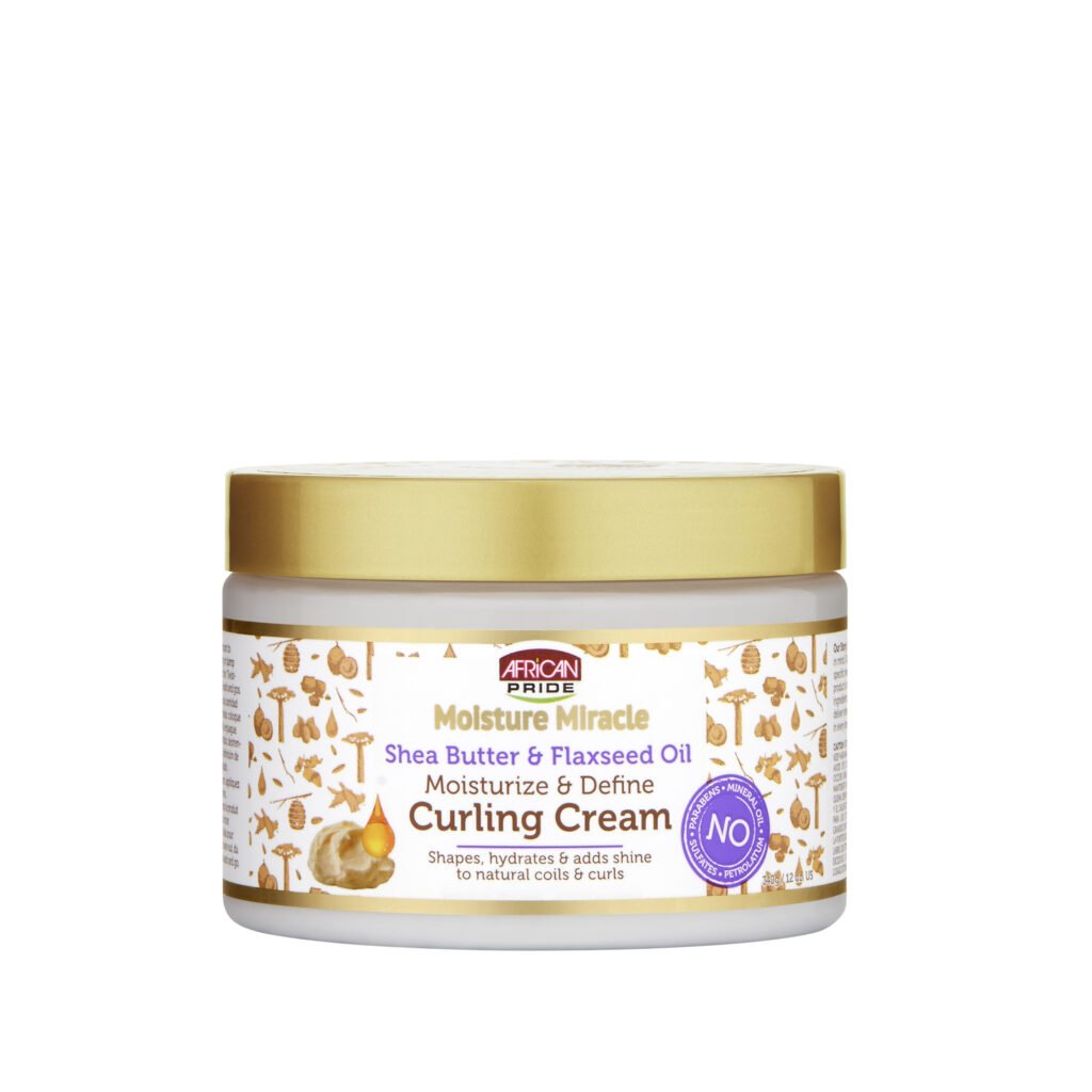 AP MM SHEA BUTTER & FLAXSEED OIL CURLING CREAM 12OZ - SUPERMIX