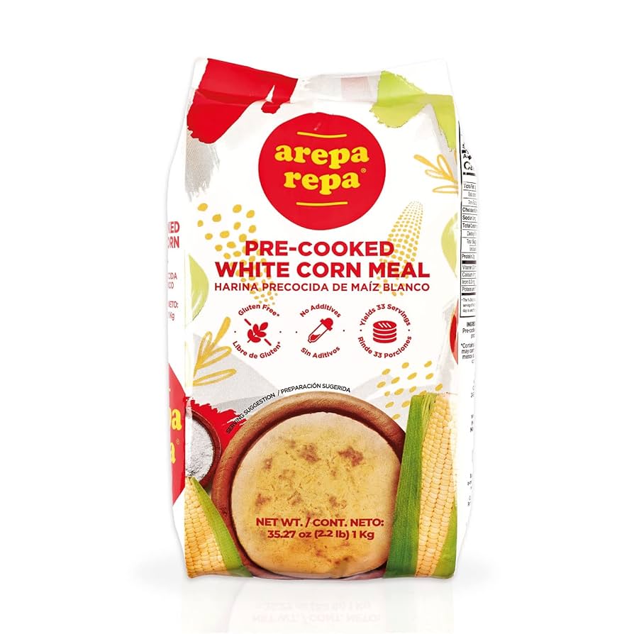 AREPAREPA HARINA DE MAIZ BLANCO 1 KG - SUPERMIX