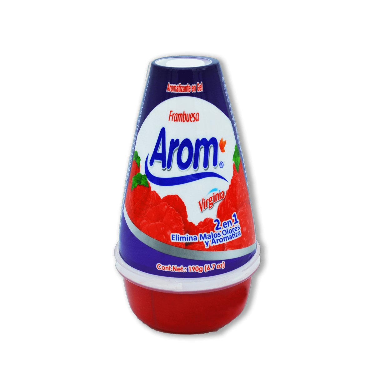 AROM AMBIENTADOR CONO GEL FRAMBUESA - SUPERMIX