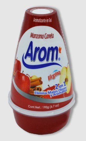 AROM AMBIENTADOR CONO GEL MANZANA - SUPERMIX