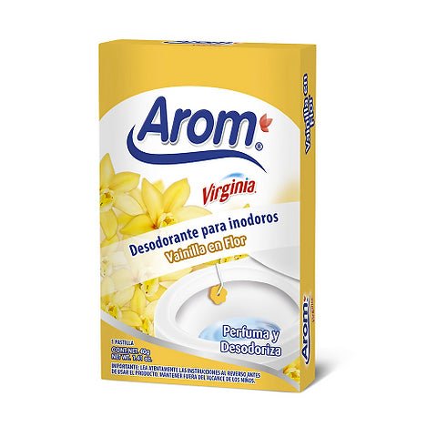 AROM PASTILLA DESINFECTANTE P/INODORO VAINILLA 40 GR - SUPERMIX