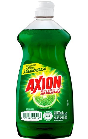 AXION LAVAPLATOS LIQUIDO LIMON 400 ML - SUPERMIX