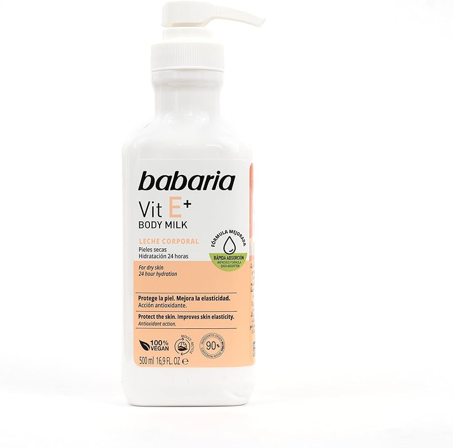 BABARIA BODY MILK VIT E 500ML - SUPERMIX