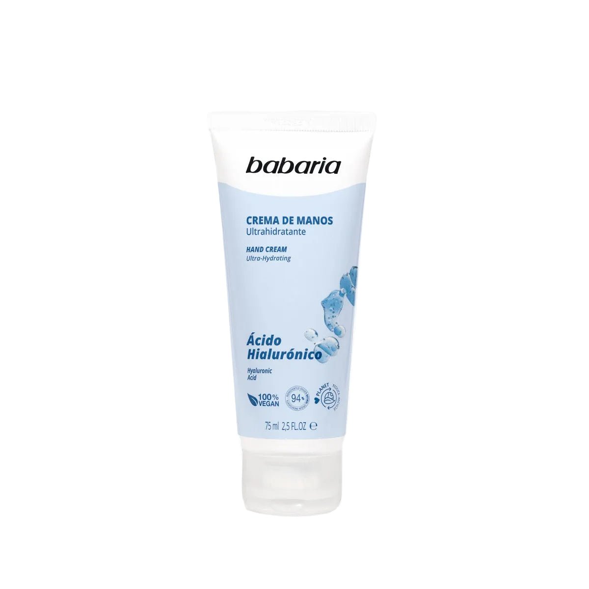 BABARIA CREMA DE MANOS ACIDO HIALURONICO 75ML - SUPERMIX