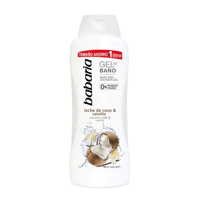 BABARIA LECHE DE COCO & VAINILLA 1000ML - SUPERMIX
