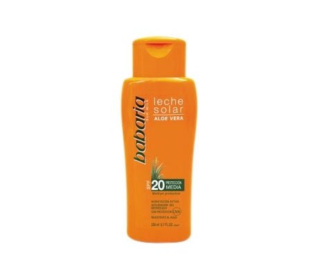 BABARIA LECHE SOLAR ALOE VERA FP30 200 ML - SUPERMIX