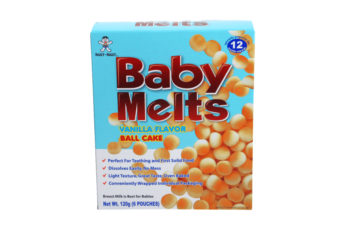 BABY MELTS BOCADITO DE PANECILLO SABOR VAINILLA 120G - SUPERMIX