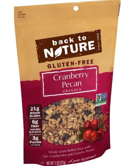 BACKTO GRANOLA CRANBERRY PECAN 11 OZ - SUPERMIX