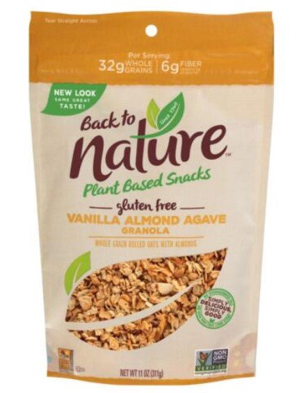 BACKTO GRANOLA VAN/ALM AGAVE 11 OZ - SUPERMIX