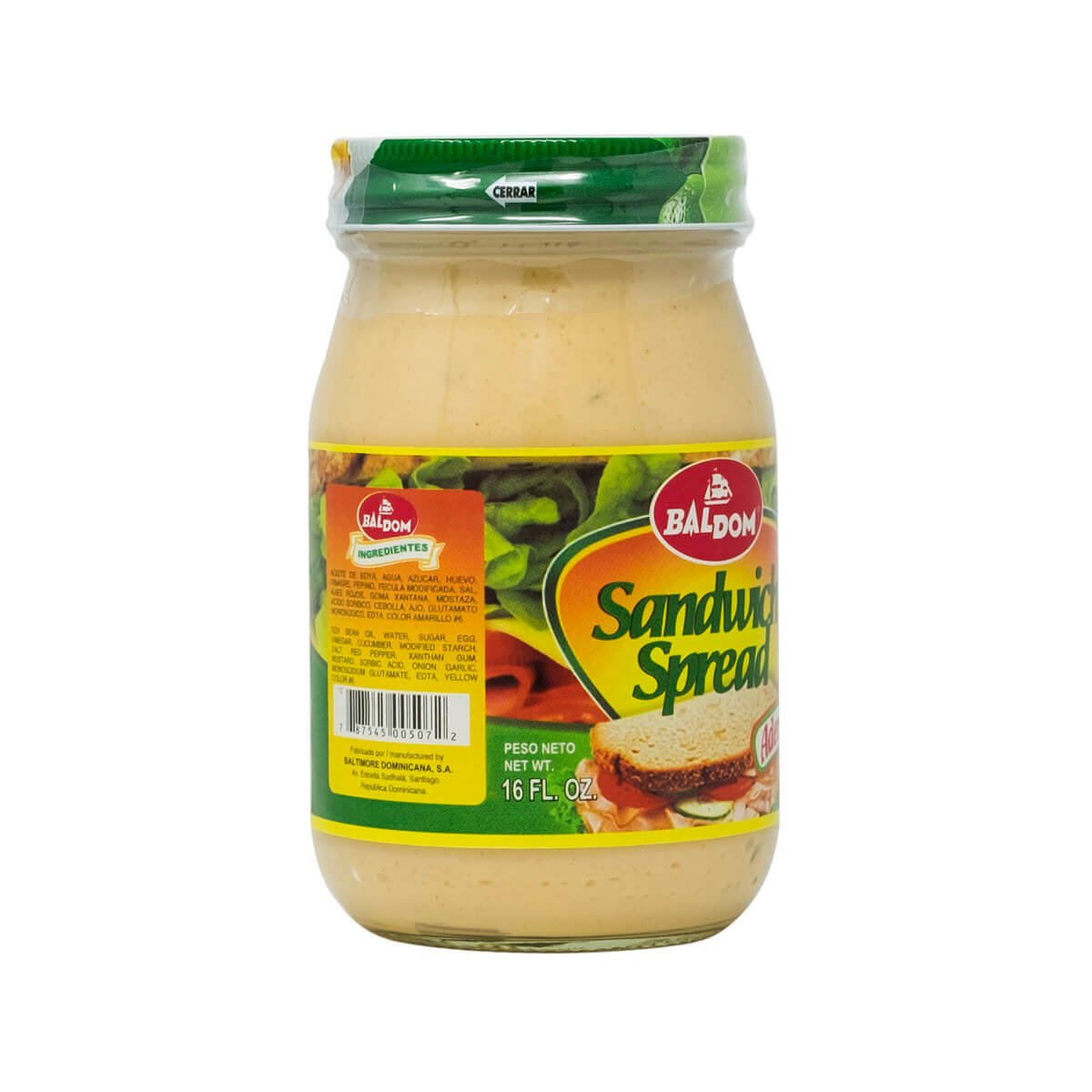 BALDOM ADEREZO (SAND.SP) 16 OZ - SUPERMIX
