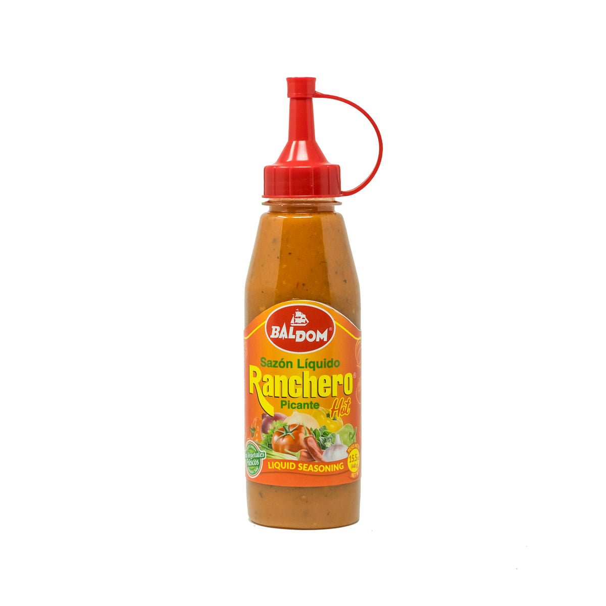 BALDOM SAZON LIQUIDO RANCHERO PICANTE 15.5 OZ - SUPERMIX