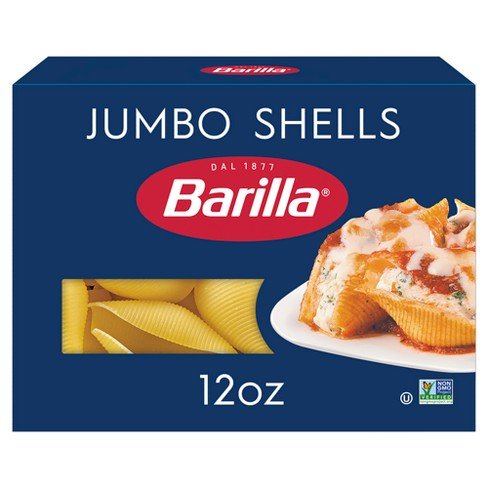 BARILLA JUMBO SHELLS 12 OZ - SUPERMIX