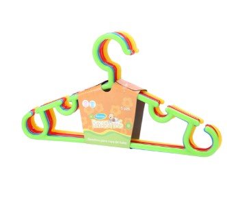 BEBESHITOS PERCHAS PLASTICAS 5/1 AR4088 - SUPERMIX