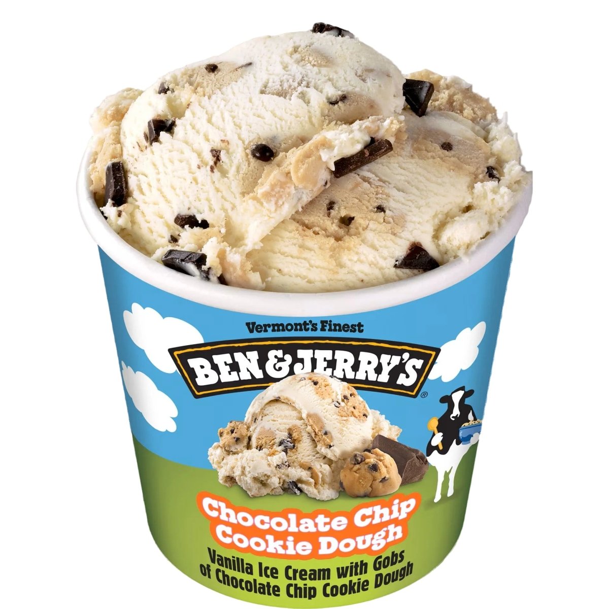 BEN & JERRY'S HELADO COOKIE DOUGH PINT HELADO 4OZ - SUPERMIX