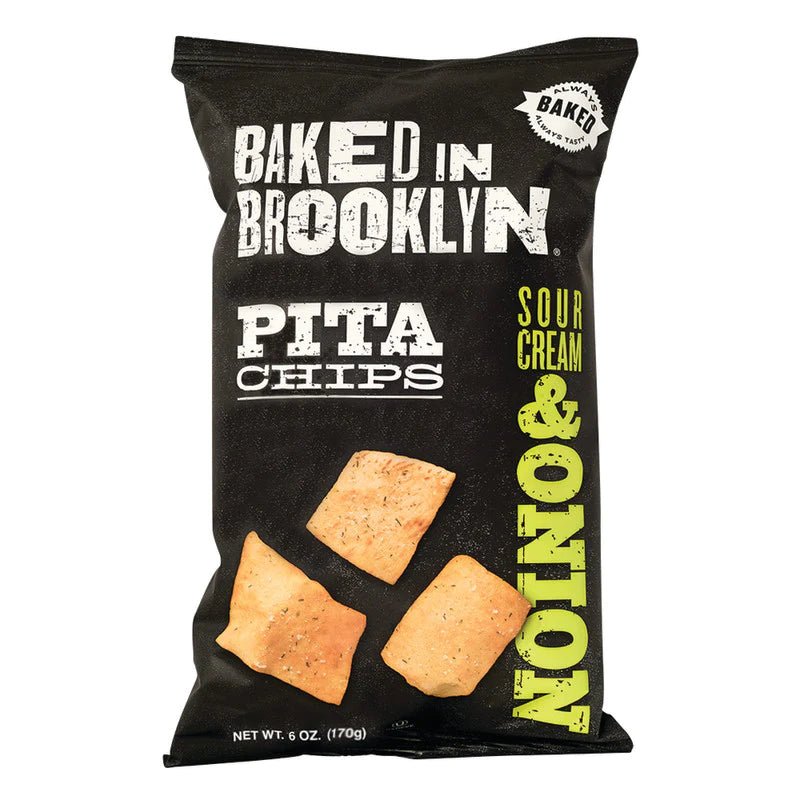 BIB PITA CHIPS SOUR CREAM & ONION 6 OZ - SUPERMIX