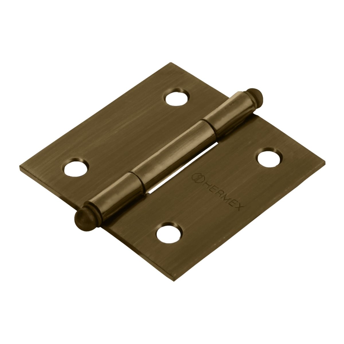 BISAGRA 3" LATONADO ANTIGUO PERNO SUELTO CABEZA REDONDA HERMEX - SUPERMIX