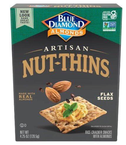 BLUE DIAMOND GALLETA NUT - THINS FLAX SEED 4.25 OZ - SUPERMIX
