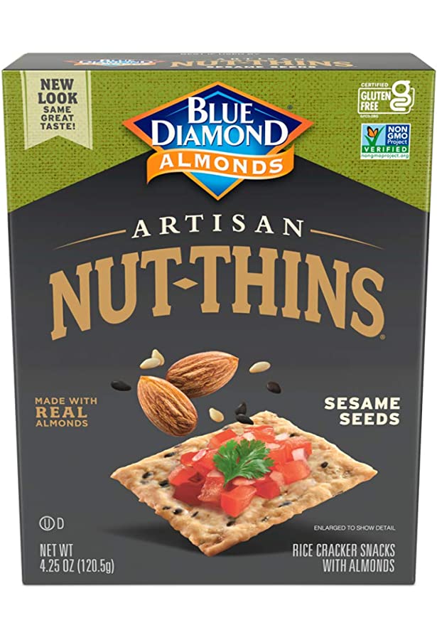 BLUE DIAMOND GALLETA NUT - THINS SESAME 4.25 OZ - SUPERMIX