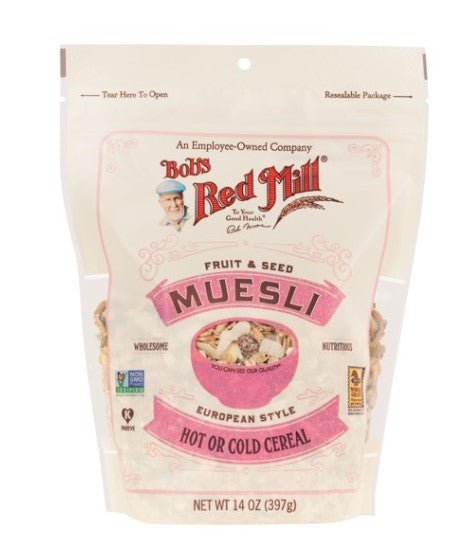 BOB S CEREAL MUESLI FRUIT SEED 14 OZ - SUPERMIX