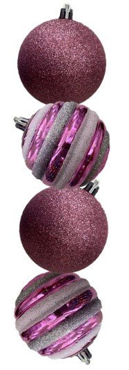 BOLA DE NAVIDAD 8CM 9 PIEZAS - SUPERMIX