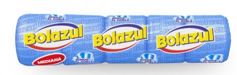 BOLAZUL JABON EN BOLA MEDIANA P/ FREGAR 4/1 - SUPERMIX