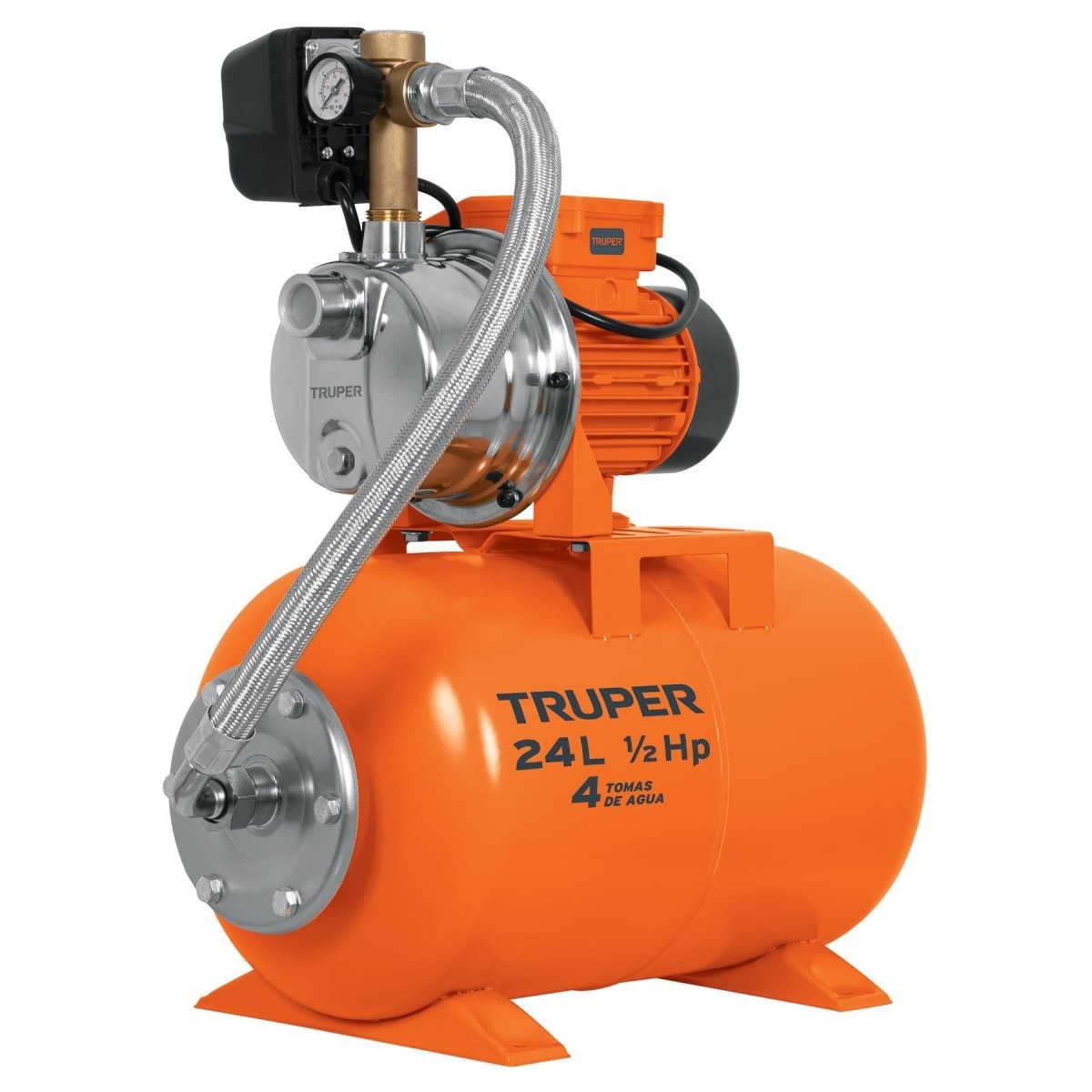 BOMBA 1/2 HP HIDRONEUMATICA DE 24LTS PRETUL - SUPERMIX