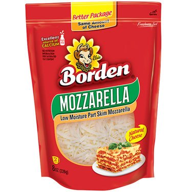 BORDEN QUESO RALLADO MOZZARELLA 8 OZ - SUPERMIX