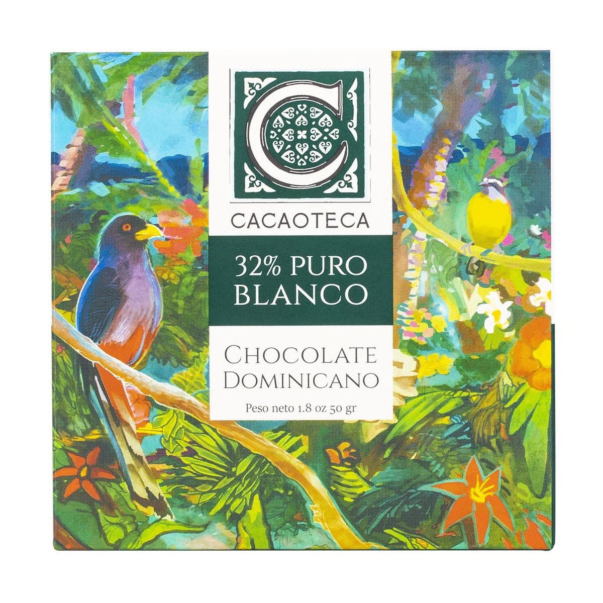 CACAOTECA CHOCOLATE DOM. BLANCO 32% 50 GRS - SUPERMIX