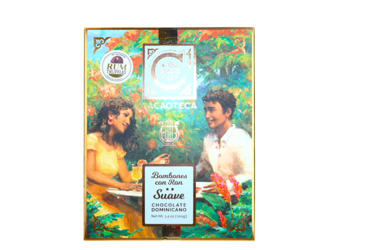 CACAOTECA CHOCOLATE DOM. BOMBONES C/RON SUAVE 100GRS - SUPERMIX