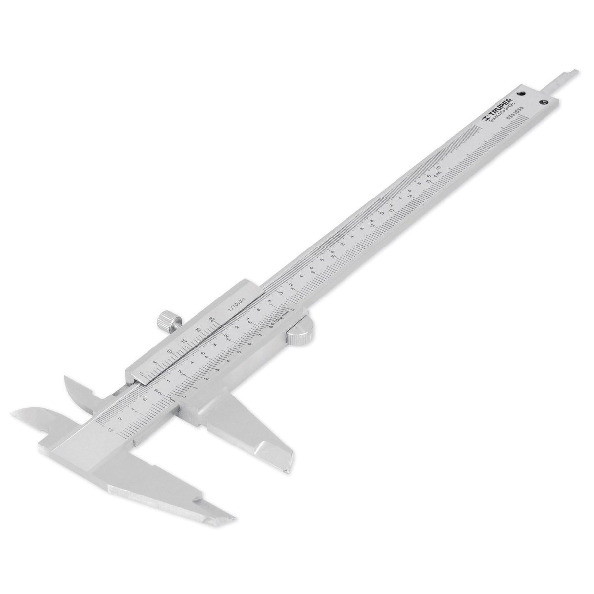 CALIBRADOR VERNIER DE 6'' ANALOGO STD Y MM TRUPER - SUPERMIX