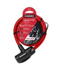 CANDADO 12MM PARA BICICLETA CON LLAVE HERMEX - SUPERMIX