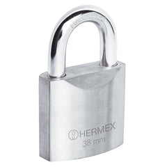 CANDADO 32MM GANCHO CORTO METALICO EN BLISTER HERMEX - SUPERMIX
