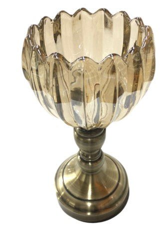 CANDELABRO DE CRISTAL 11X27CM - SUPERMIX