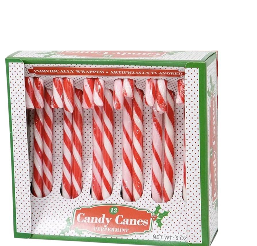 CANDY CANES BASTON DE CARAMELO ROJO Y BLANCO - SUPERMIX