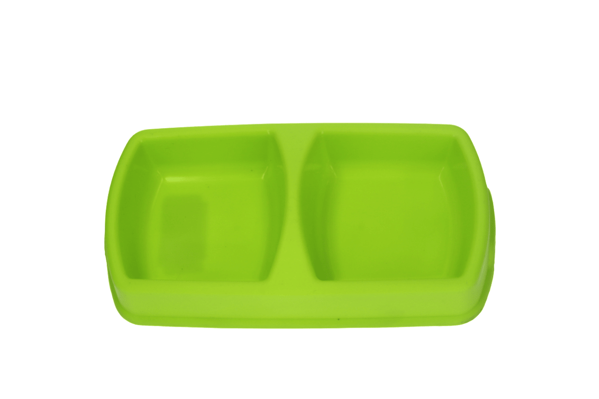 CARIBBEAN PET PLATO PLASTICO CUADRADO DOBLE - SUPERMIX