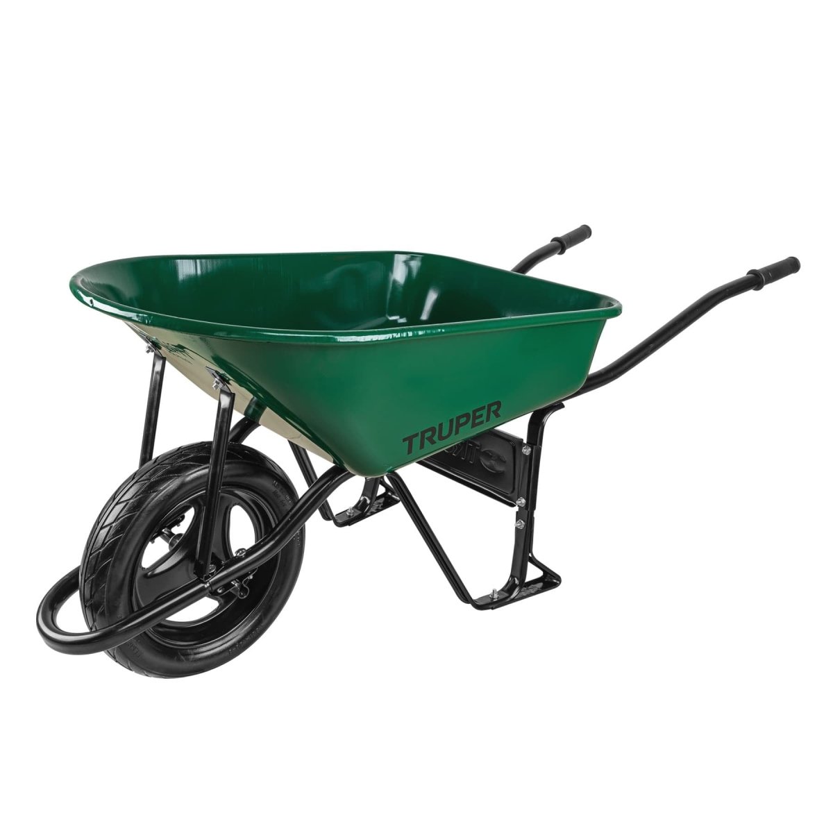 CARRETILLA 4.75FT3 MANGOS DE HIERRO Y GOMA IMPONCHABLE TRUPER - SUPERMIX