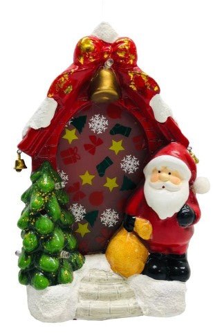 CASA SANTA DE NAVIDAD CON LUZ EN CAJA - SUPERMIX
