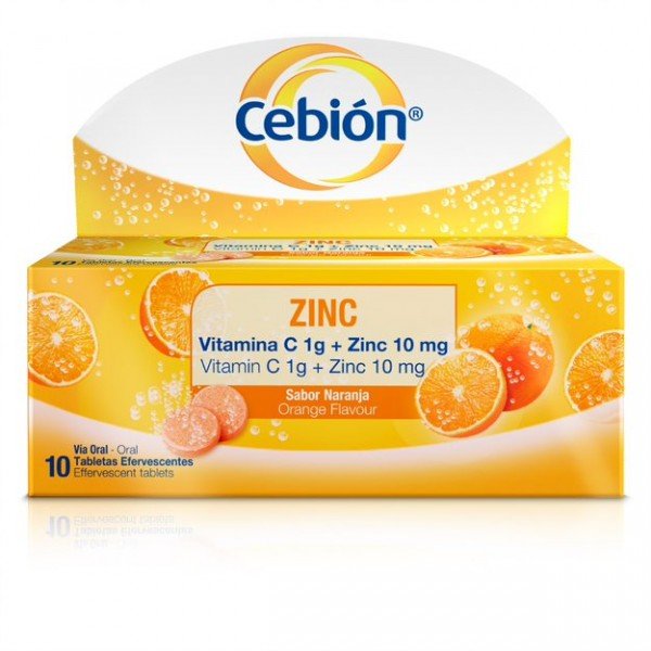 CEBION EFERV ZINC X 10 TAB ME074 - SUPERMIX