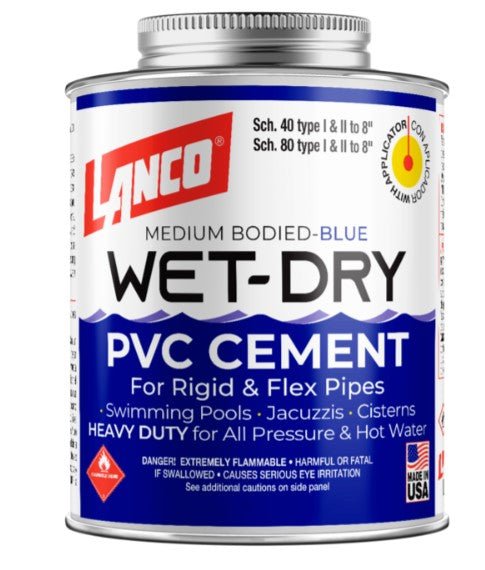 CEMENTO PVC AZUL 8ONZ LANCO - SUPERMIX