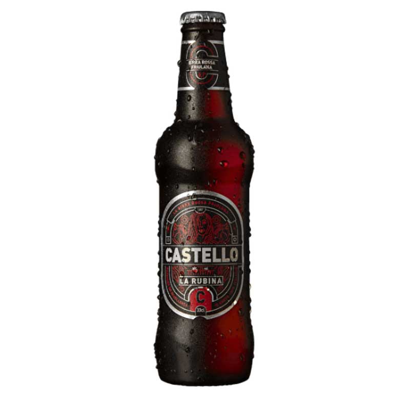 CERVEZA CASTELLO RUBINA BOTELLA 330 ML - SUPERMIX